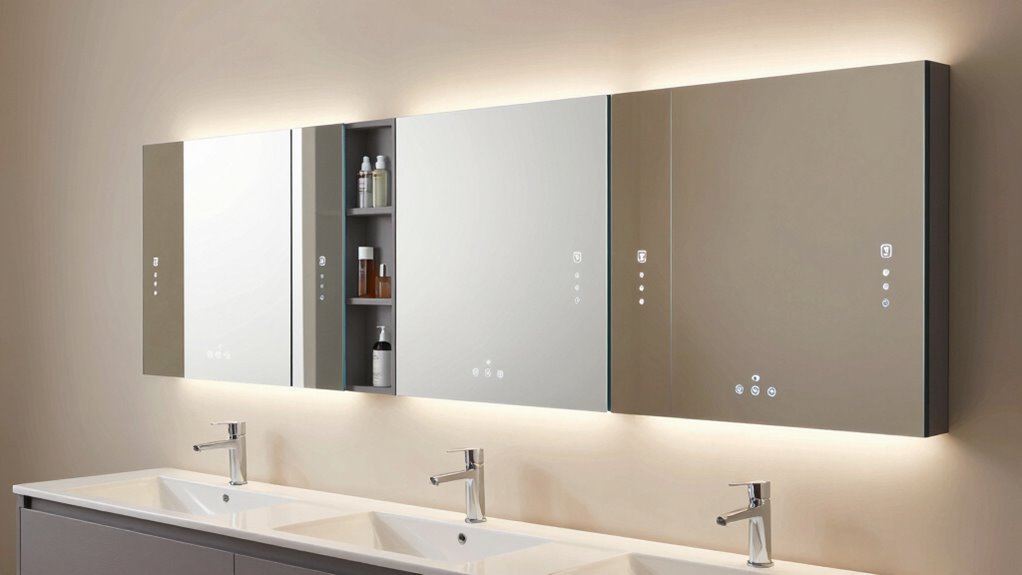 top smart mirror cabinets