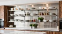 top stainless steel shelving