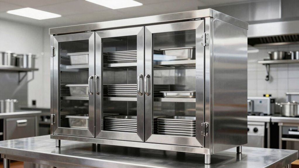 top stainless steel storage cabinets