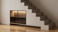 top stair storage options
