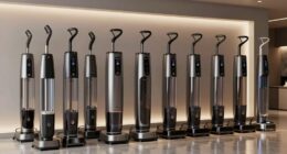 top standing garment steamers