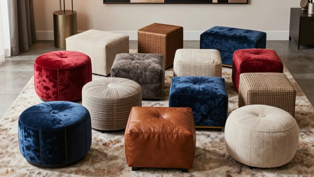 top storage ottoman sets