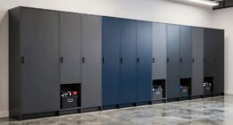 top tall garage cabinets