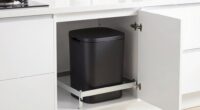 top trash can storage