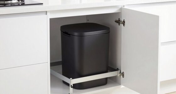 top trash can storage