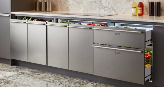 top under counter refrigerator drawers