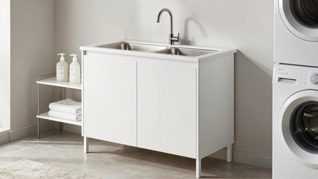 top utility sink cabinet options