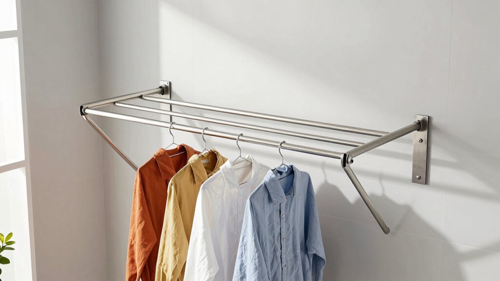 top wall mounted drying racks