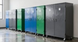 top wheeled storage cabinets