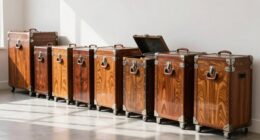 top wheeled storage trunks