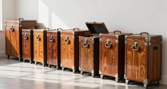 top wheeled storage trunks
