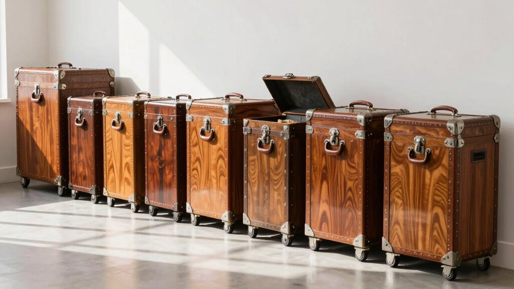 top wheeled storage trunks