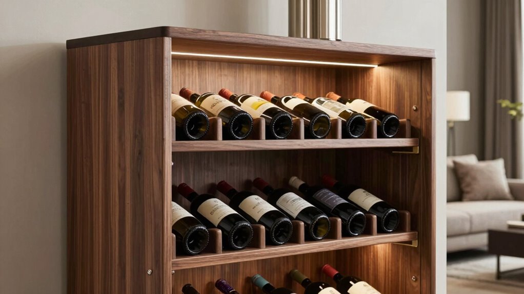 top wine rack cabinet options