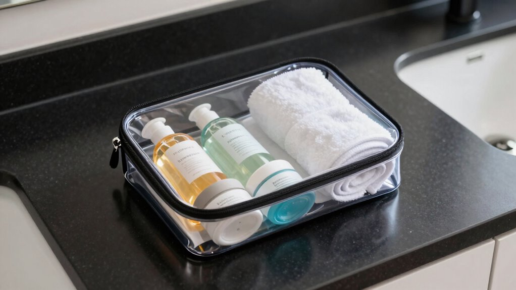 travel toiletries tailored efficiently