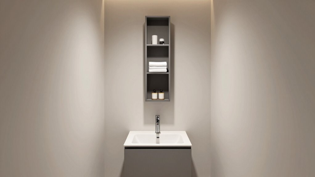 vertical space saving bathroom ideas