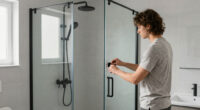 A 2010 Basement Bathroom Got a Calm and Modern Shower Redo