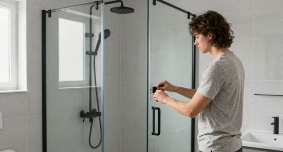 A 2010 Basement Bathroom Got a Calm and Modern Shower Redo