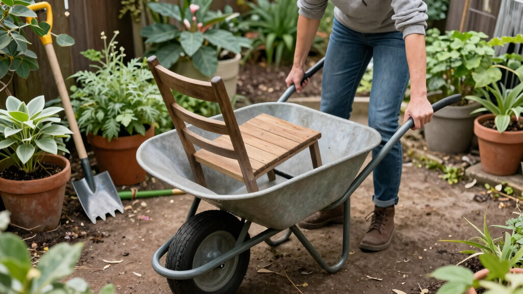 The Wheelbarrow Garden Chair Trick Every Gardener Should Know About