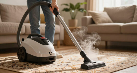 This Heavy-Duty Steam Cleaner Made My 10-Year-Old Rug Look New (I Had No Idea It Was So Gross!)