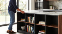 This Stylish IKEA BILLY Hack Looks Like a High-End Kitchen Island