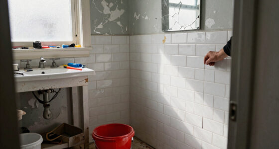A Dingy Bathroom Gets A Bright, Farmhouse Redo In 5 Days For Only $800