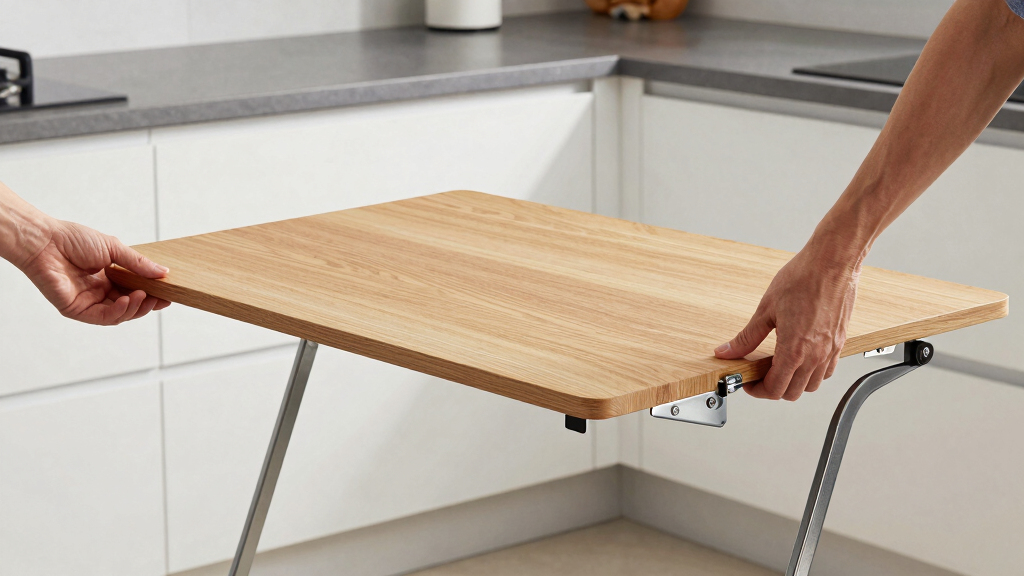 IKEA's Magical New BILLY Folding Table Is A Total Small-Space Game Changer
