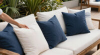These $15 Pillows Instantly Created Chic Beach Club Vibes in My Backyard