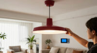 This Bold Light Fixture Proves The Unexpected Red Theory Is Still Going Strong