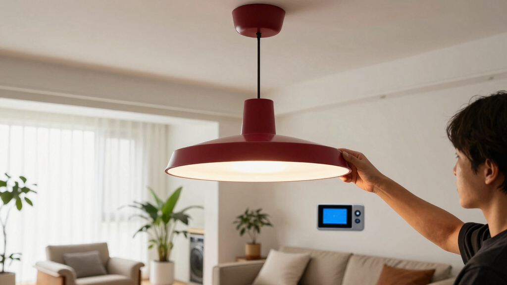 This Bold Light Fixture Proves The Unexpected Red Theory Is Still Going Strong