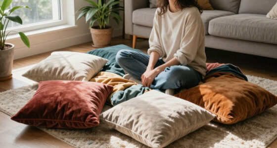 10 Floor Cushions That Instantly Create Cozy Reading Nooks (And Extra Seating!)