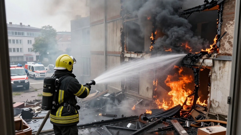 Großbrand: Ehemaliges Hotel Steht In Flammen - Großeinsatz In Hamburg - DIE ZEIT