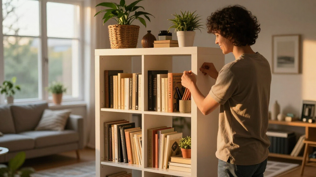I Created A Pretty IKEA BILLY Hack That Seriously Cuts Clutter