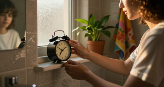 I Moved A Clock To My Bathroom, And It Changed My Morning Routine Forever