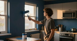 She Painted Her Small Kitchen Dark — Now It Looks Twice As Big
