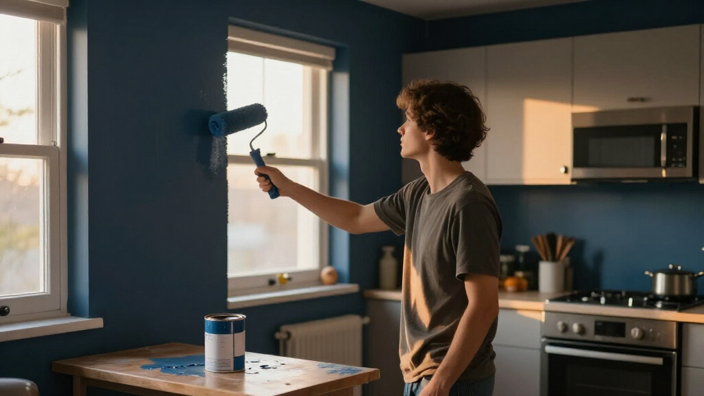 She Painted Her Small Kitchen Dark — Now It Looks Twice As Big