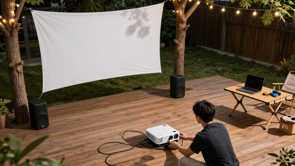 Tyler Smith’s Backyard Movie Night Build Is An Upgrade You’ll Want To Steal