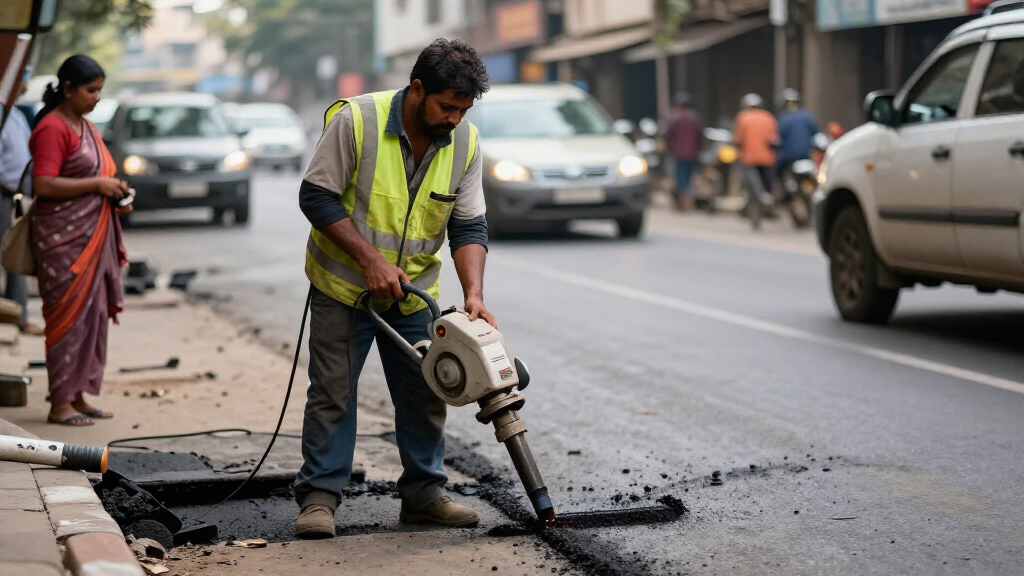 Bengaluru Introduces Jet Patchers To Fix Potholes Without Disrupting Traffic - Indiatoday.in