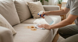 I Almost Gave Up On These Set-In Couch Stains — Until I Tried These Expert Tips