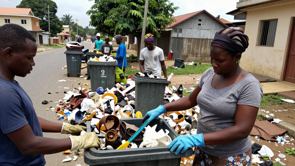 Lagos Residents Accuse LAWMA, Contractor Of Allowing Refuse To Pile Up For Months In Aboru Communities - Sahara Reporters