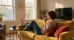 They Took A Risk On Mustard And Red — It Completely Changed This Living Room