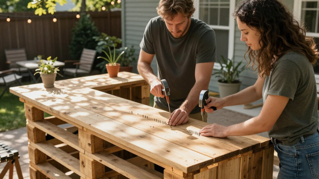This DIY Couple Built The Coolest Backyard Bar For Almost Nothing — Here’s How