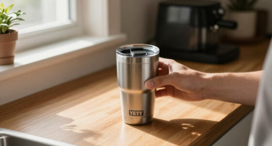 YETI Rambler 20 Oz Stainless Steel Vacuum Insulated Tumbler w/MagSlider Lid