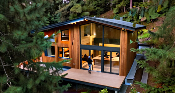 A West Vancouver Home Appears To Float Among The Trees