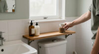 DIYer Finds The Easiest Hack For Extra Countertop Storage In Small Bathrooms