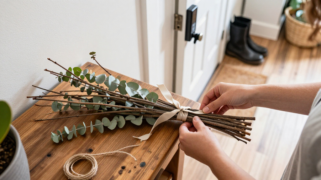 Forget Pricey Wreaths: Decorate Your Door With A Cheaper DIY That Adds A Rustic Touch