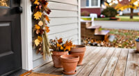 Not Wreaths: The More Unique Way To Decorate A Front Door For The Changing Seasons