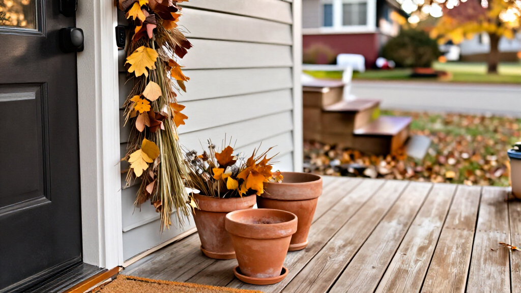 Not Wreaths: The More Unique Way To Decorate A Front Door For The Changing Seasons