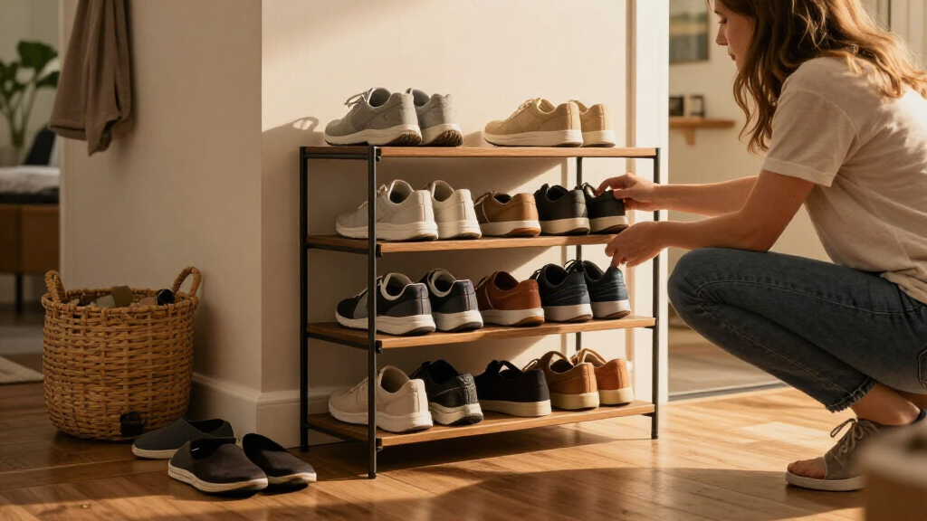 Replace Traditional Shoe Racks: Amazon's Customizable Solution Is The Perfect Size