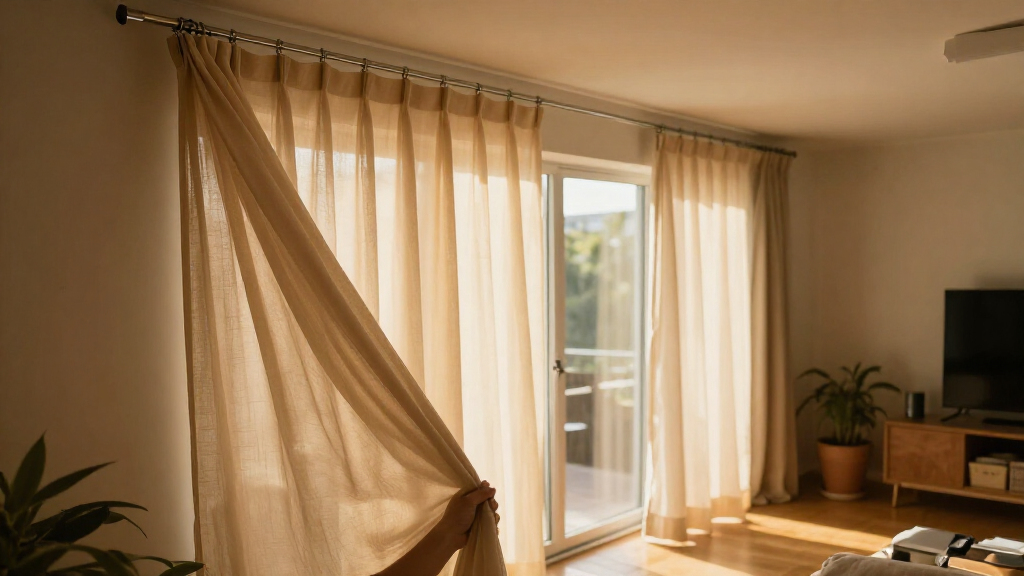 Say Goodbye To Traditional Curtain Rods: There's An Easy DIY With A Great Result