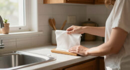 Skip Metal Paper Towel Holders: Keep Them Off Your Counter With An Easy-Tear Alternative